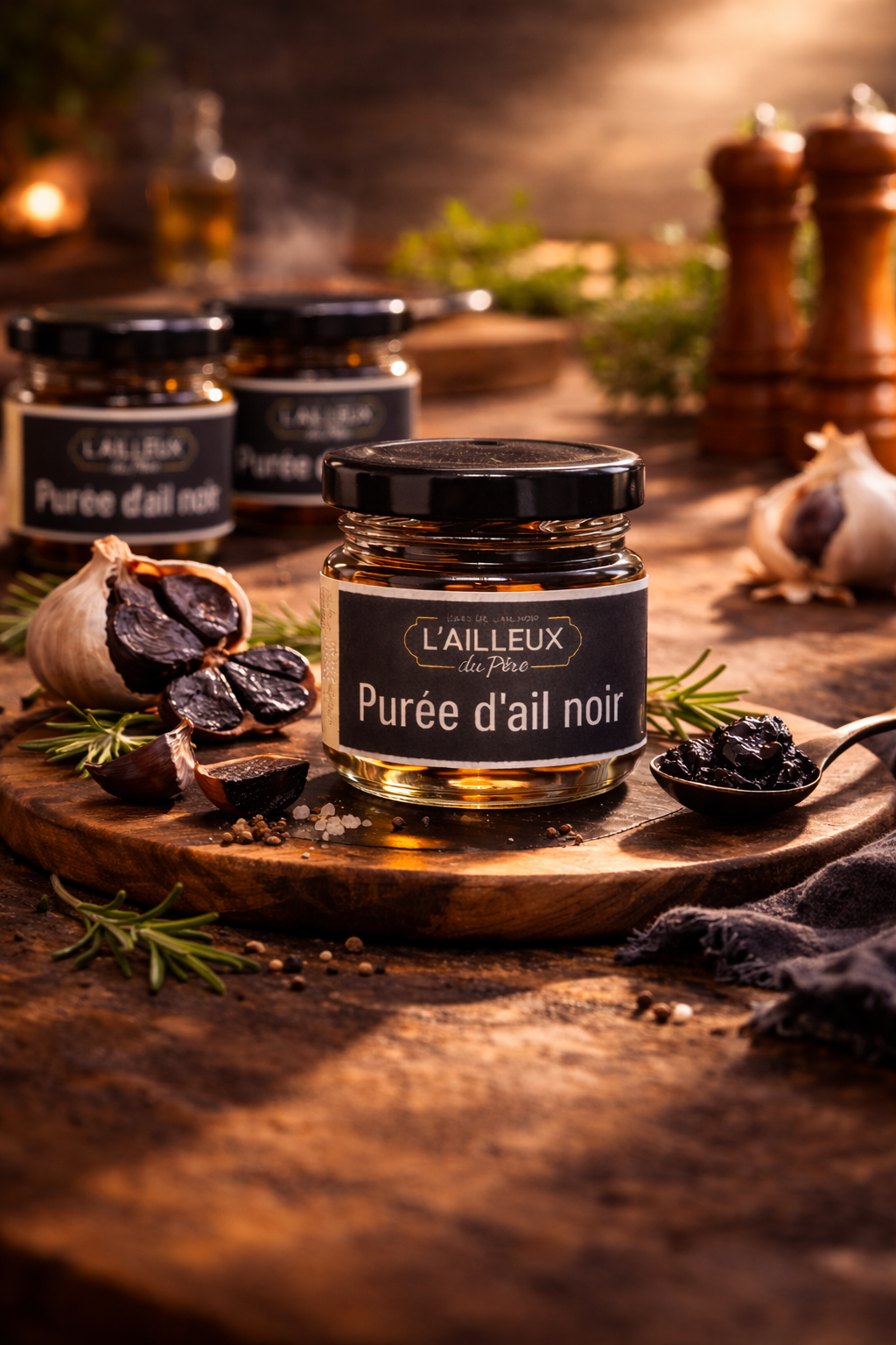 Purée d’ail noir