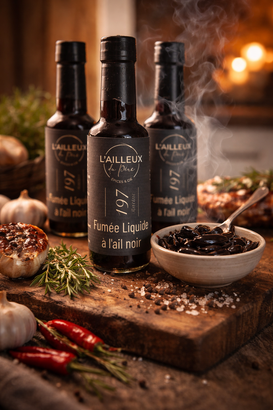 Fumée Liquide à l’ail noir