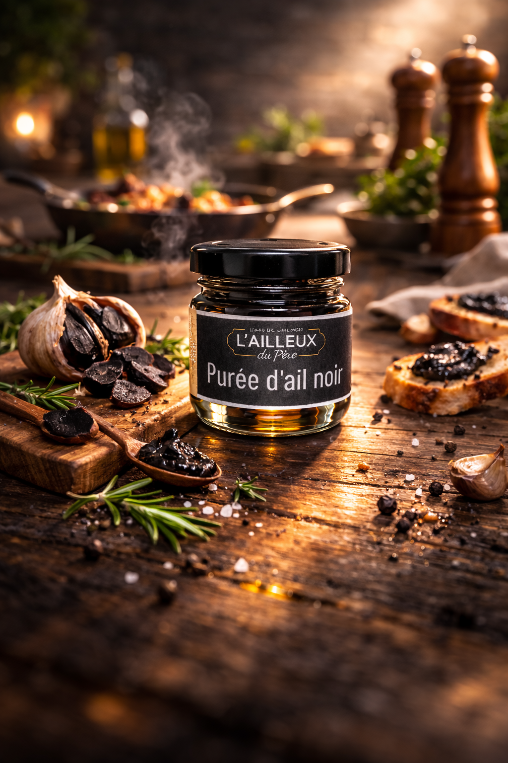Purée d’ail noir
